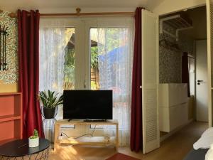 B en B Op Steendam, Tuinkamer onder de appelboom