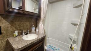 Cozy two bedroom and two full bath with golf cart