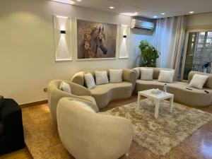 شقة فندقية بالزمالك إطلالة جزئية على النيل 3 نوم 2 حمام zamalek