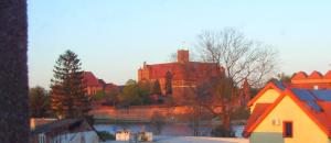 Attic apartment with a view of the castle