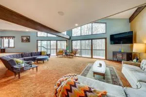 Eclectic Hubertus Home with Game Room and Fire Pit! - West Bend
