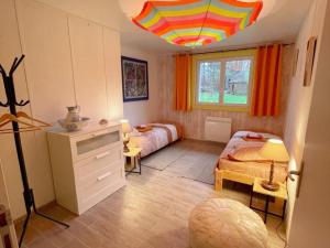 Maisons de vacances Gite de charme avec etang en Sologne, tout inclus, proche chateaux de la Loire et randonnees - FR-1-491-418 : photos des chambres
