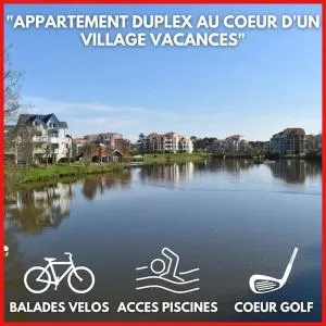"LES COULEURS DU LAC" Appartement 9 personnes, sur 2 niveaux, accès piscines gratuit, village vacances - 塔勒蒙