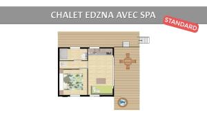 Campings Camping Rives du Lac de Sainte Croix : Chalet 1 Chambre