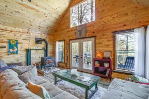 Secluded Brevard Cabin with Private Waterfall!