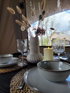 Glampinglodge 2 pers met hottub