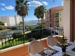 Ste Maxime T3 Terrasse vue mer et avec piscine