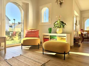 Maisons de vacances Maison 5 chambres a 150 m de la plage, renovee, jardin, proche restaurants et commerces - FR-1-481-161 : photos des chambres