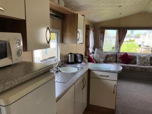 Caravan on luxury Devon holiday park