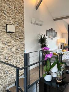 Appartements Superbe loft climatise avec terrasse a 4 km JO : photos des chambres