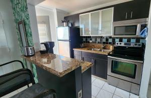 Bayfront Apartment Breathtaking Views- one bedroom w balcony- living room -Free Parking