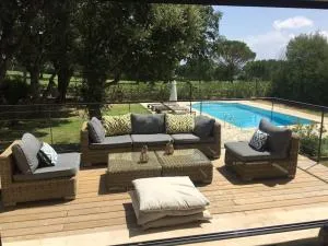 Villa Grimaud - au calme sur Golf, et vue mer sur le Golfe de Saint-Tropez - Beauvallon