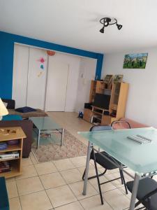 Appartements Carcassonne T3 residentiel rez de jardin piscine, wifi, tennis, fitness : photos des chambres