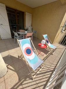 Appartements T3 Serenita a 2km de la mer : photos des chambres