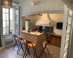 A092-Studio agreable avec mezzanine - Le Suquet