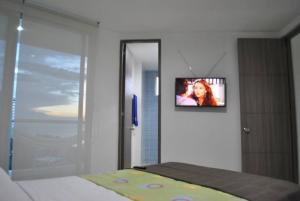 Moderno apartamento con linda vista al mar
