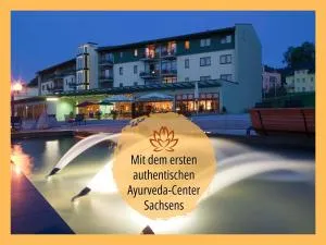 Hotel Am Kurhaus mit erstem Ayurveda Center Sachsens - direkt am Gesundheitsbad ACTINON & Kurpark - Arnoldshammer
