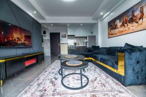 The Quiet One In Kileleshwa with a fireplace