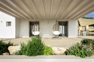 Stunning new villa with great pool area, magnificent panoramic sea view - Paros