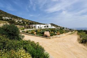 Stunning new villa with great pool area, magnificent panoramic sea view - Paros