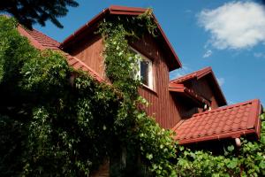 Dom z basenem nad Narwią