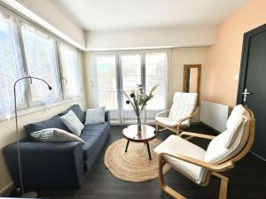 Appartement rénové à Fouesnant, 4 pers. à 50m de la plage de Cap Coz, parking privé - FR-1-481-155