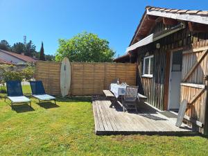 Latelier, chalet proche lac et océan à Hourtin