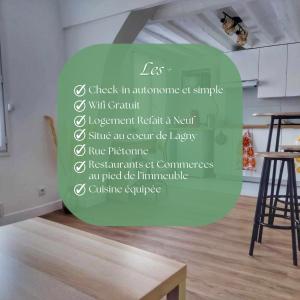 Appartements Au p'tit Lagny - rue pietonne : photos des chambres