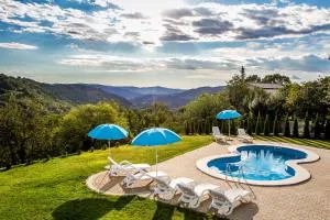 Istrian villa with four bedrooms, three bathrooms, private pool, table tennis, free Wi-Fi and parking, view of beautiful nature - Prodani