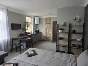 Old Riga over the river, Free parking, up to 4ppl. Self Check-inout