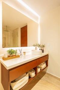 Laab Kay Tulum Loft in a tropical garden