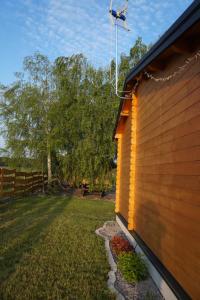 Drewniany Zakątek z sauną i jacuzzi