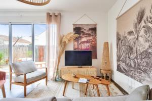 Maison pour 4 - jardin - 600m de la plage