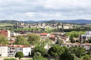 Appartements Studio avec parking vue sur la Cite de Carcassonne : photos des chambres
