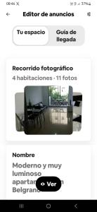 Moderno y muy luminoso apart en belgrano