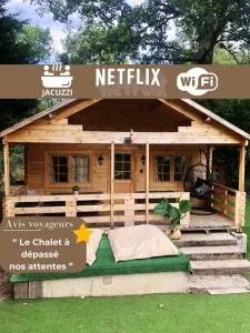 Le Chalet avec jacuzzi privatif - Bransles