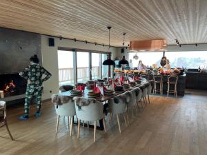 Skiing Resort In The Italian Alps, Chalet Cervinia