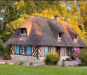 Chaumière normande et sa dépendance, proche Deauville et Honfleur 10-12 pers - Vieux-Bourg