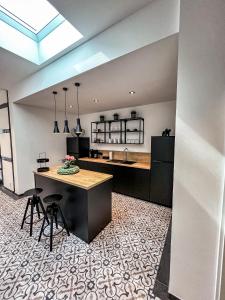 Glashaus mit 3 Gästezimmer