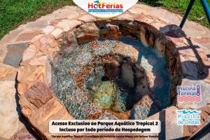 Flat Enseada em Caldas Novas, incluso Parque Aquático com Água Termal e Roupa de Cama, Parcele em até 6x - HotFérias