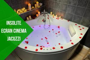 Le chalet romantique, SPA, Écran cinéma, Lit king size, day use, 10 min centre
