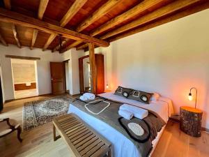 Maisons de vacances Domaine Solognot avec Bar, Sauna, Jacuzzi, Piscine : photos des chambres
