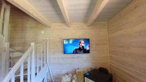 Mazury - domki Wzgórza Dybowskie całoroczne- bania z jacuzzi , sauna