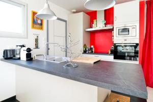Maisons de vacances Maison recente proche centre-ville, les Sables 8 personnes : photos des chambres