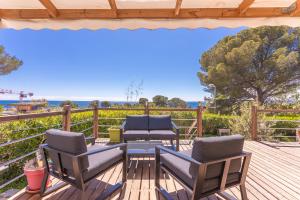 Bungalow V Hugo vue mer terassa