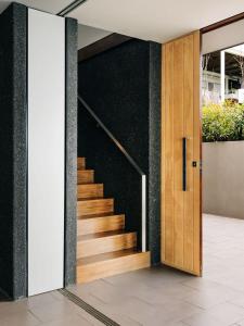 Luxury waterfront home with pool and beach access