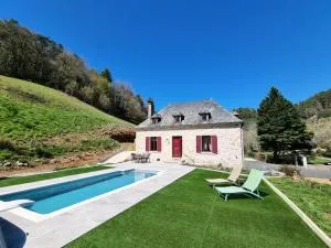 Gîte de France Le grand air du paradis 3 épis - Gîte de France 9 personnes MAE-6464 - 阿布萨克