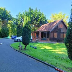 Cabaña tirolesa a 10 km de Bakio en parcela privada - Menaka