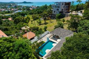 Private pool, sunset seaview villa.