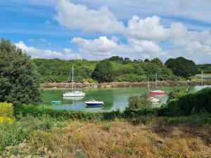 Maisons de vacances Petit coin de paradis au bord du Minaouet : photos des chambres